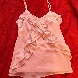 Ruffled tank top